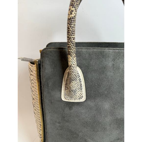 Paige Gamble Ines Ponyhair Bag Python $2400 - Picture 3 of 12